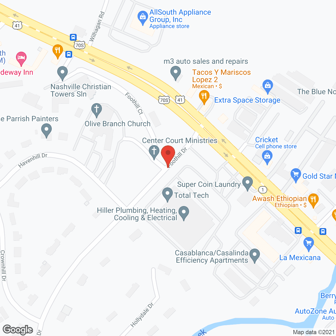 Nashville Christian Towers, Inc. in google map