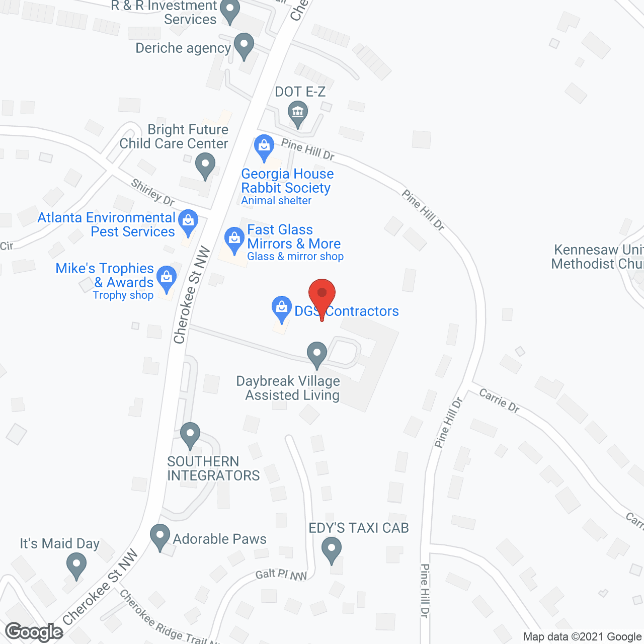 Daybreak Village Senior Living in google map