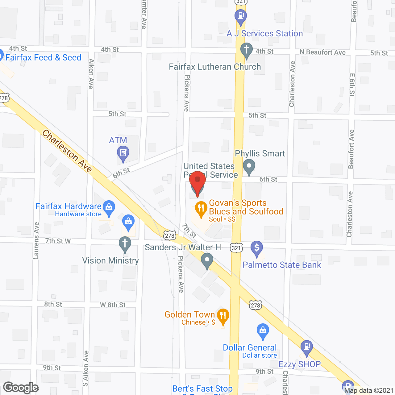 John E Harter Nursing Ctr in google map