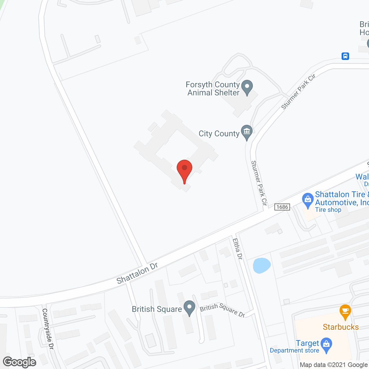 Springwood Care Ctr of Forsyth in google map