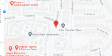 Atria Chandler Villas in google map