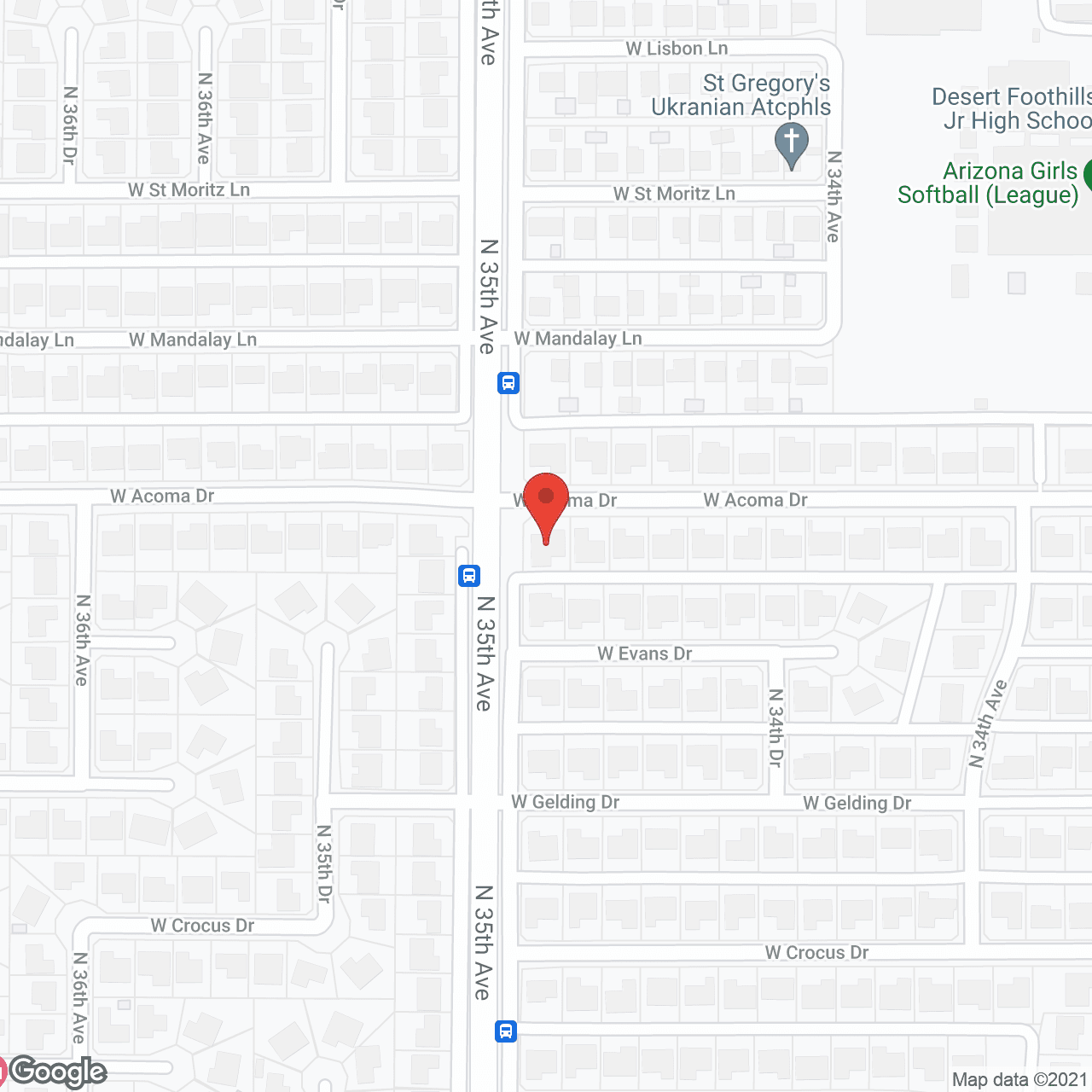 Desert Springs Care Homes in google map