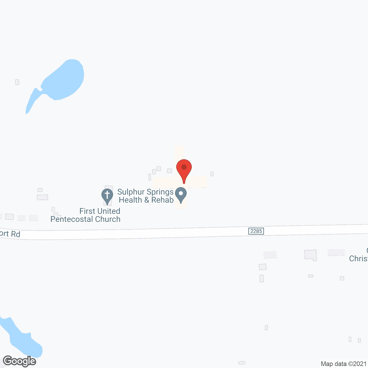 Sulpher Springs Health & Rehab in google map