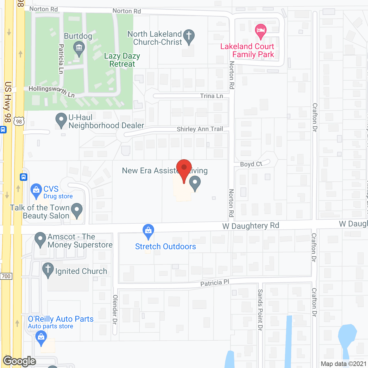 North Lakeland Senior Living in google map