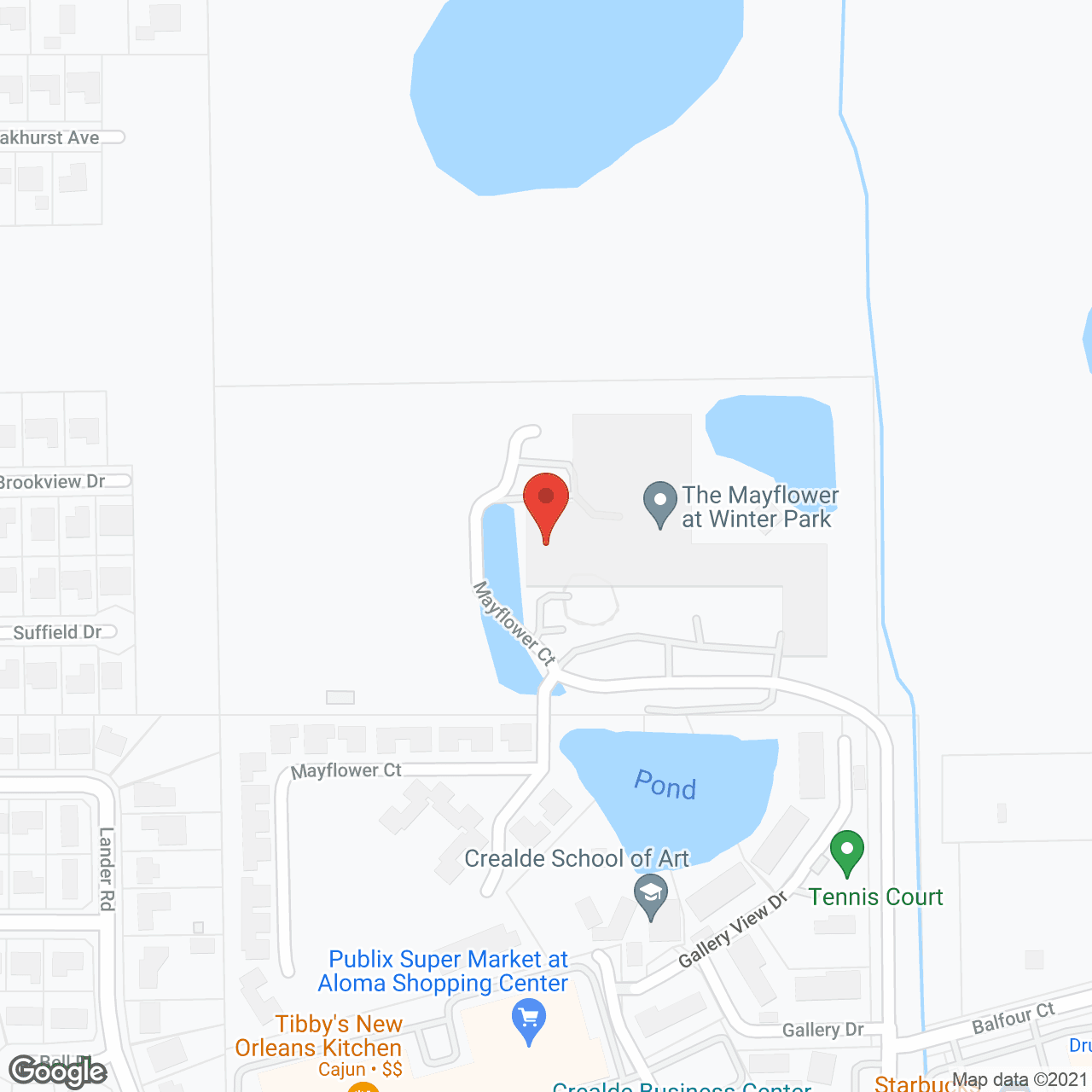 Mayflower Retirement Community CCRC in google map