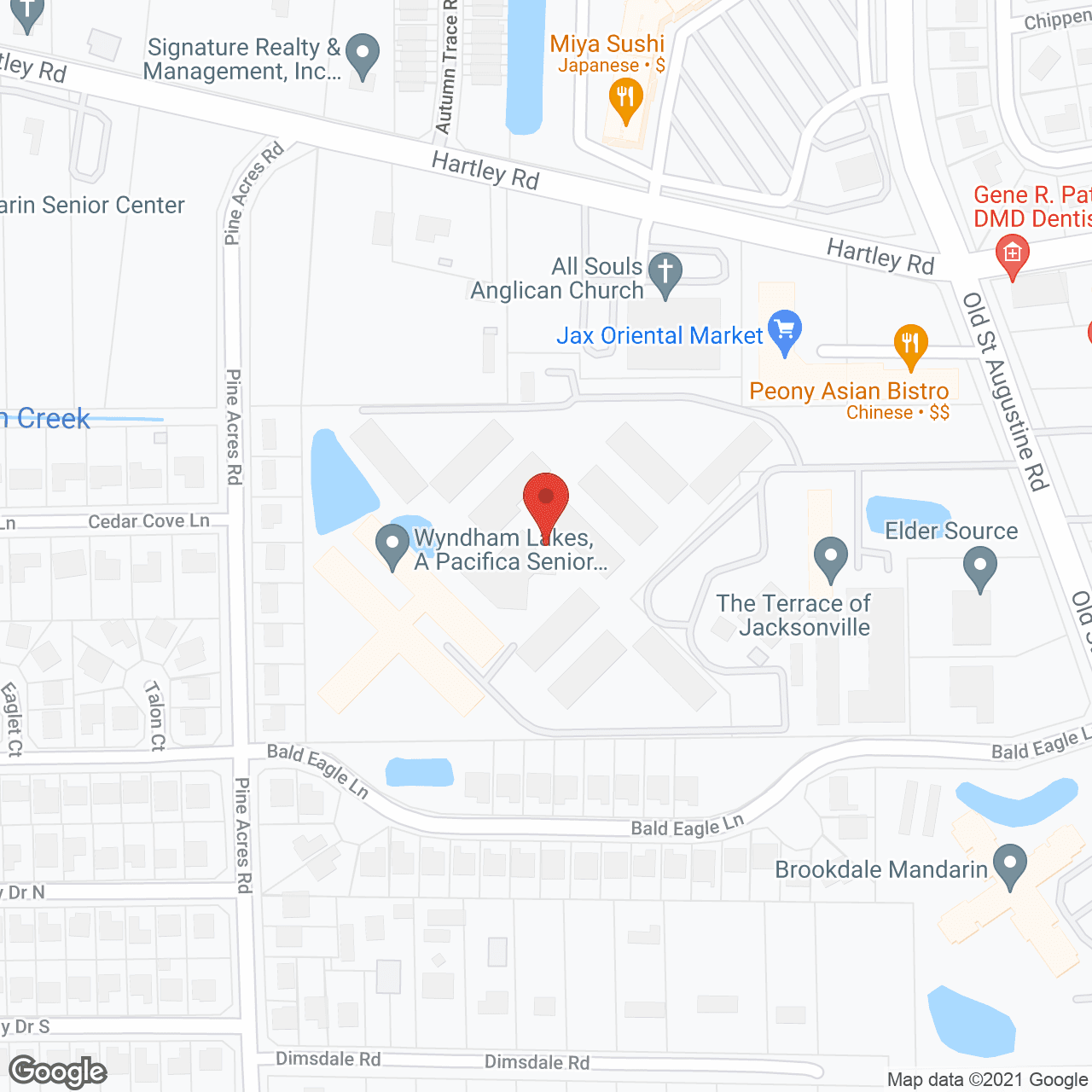 Wyndham Lakes in google map