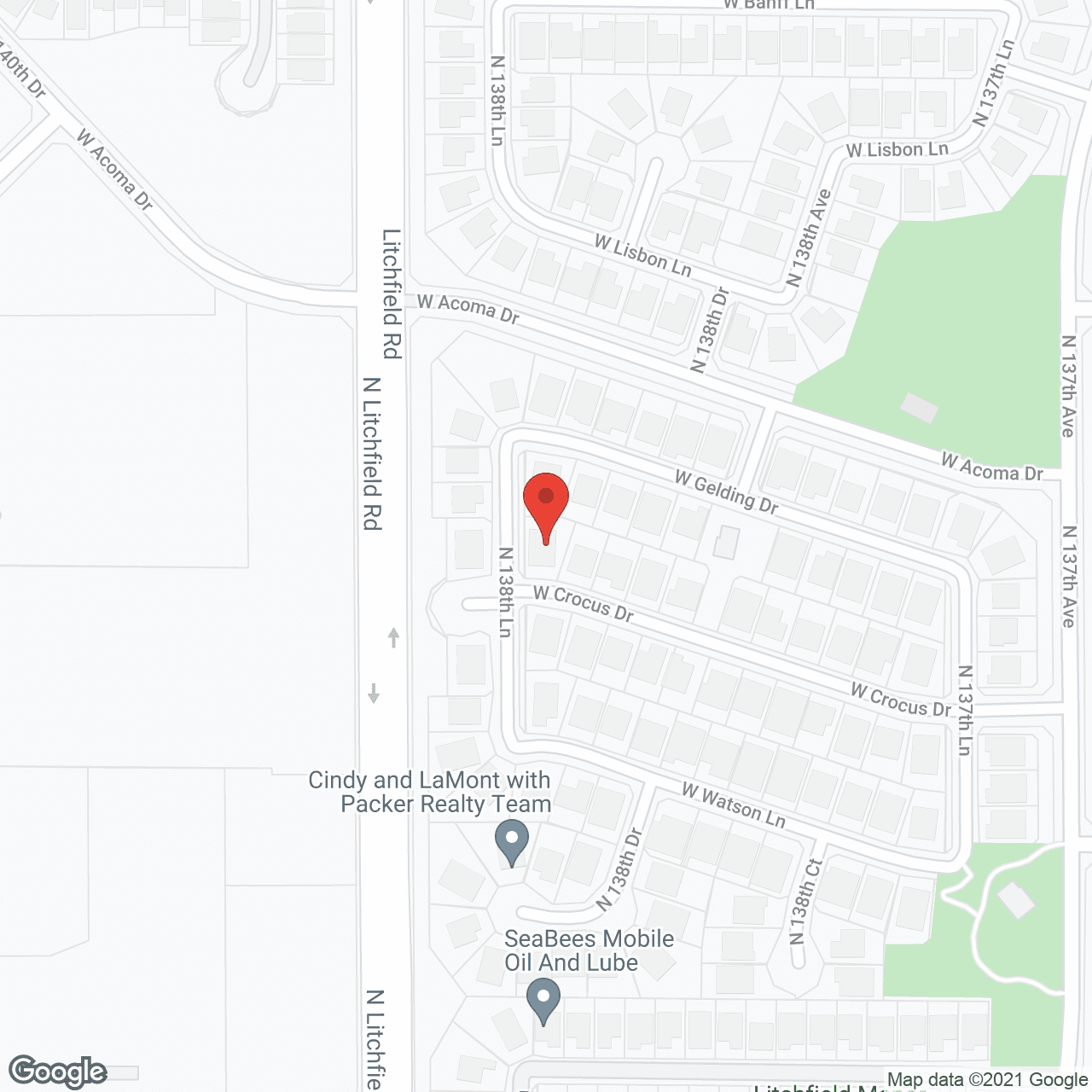 Best Assisted Living of Surprise in google map