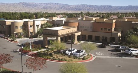 The Palms at LaQuinta aerial view of community