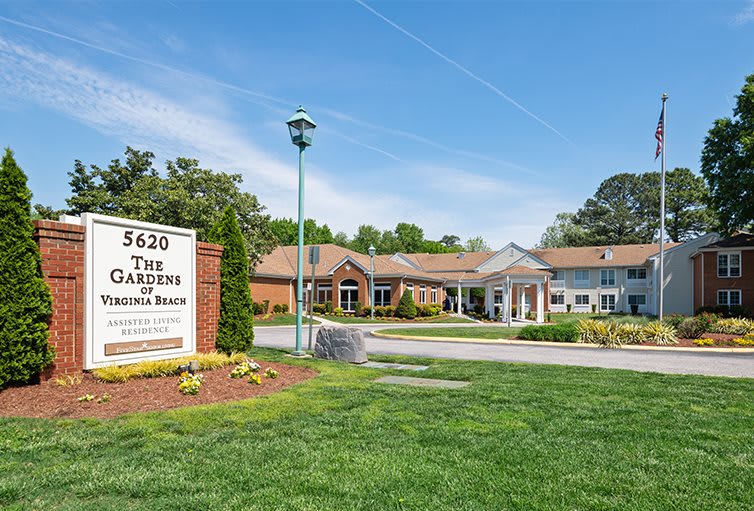 The Gardens of Virginia Beach community exterior