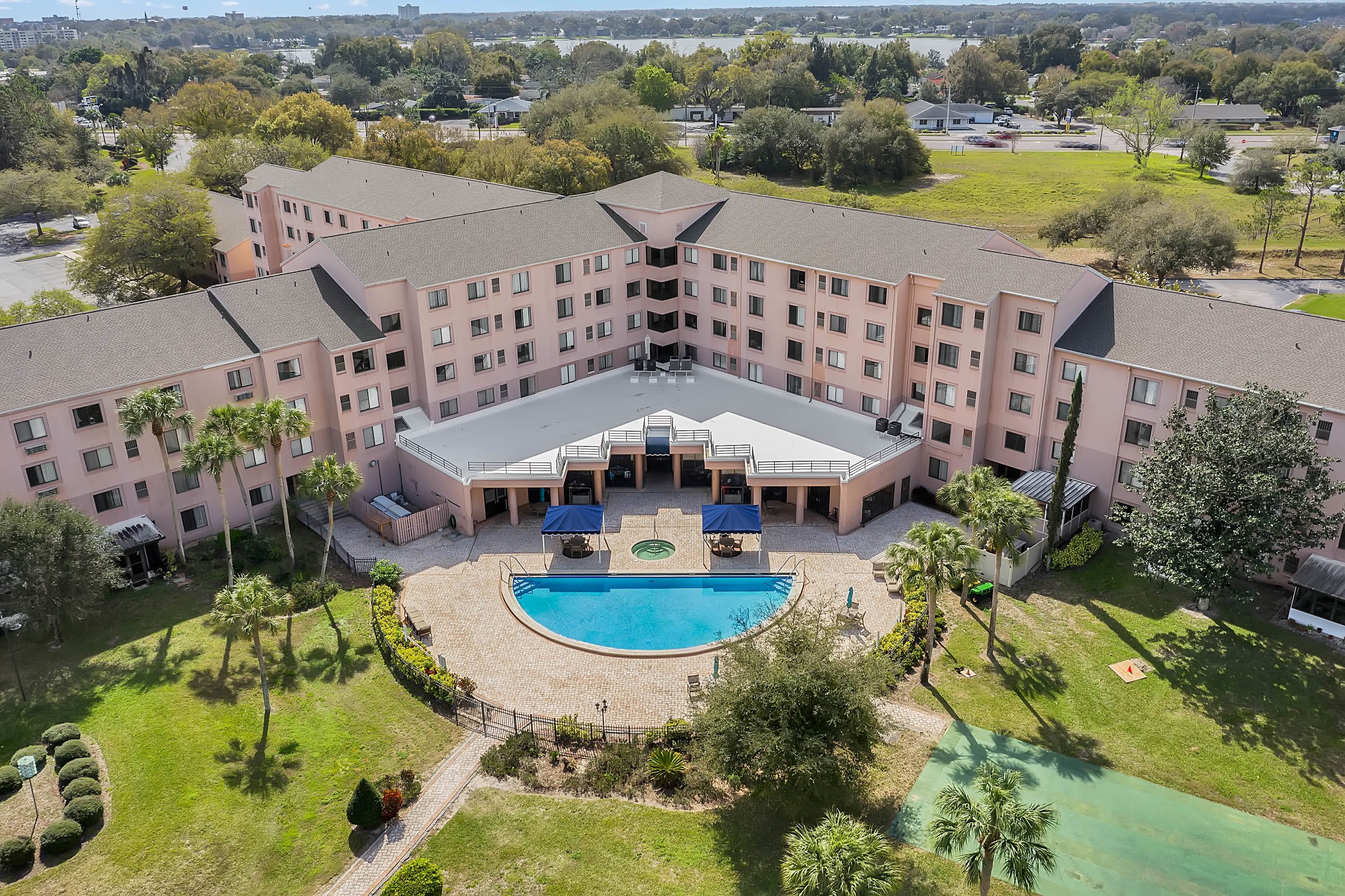 Spring Haven Senior Living aerial view of community