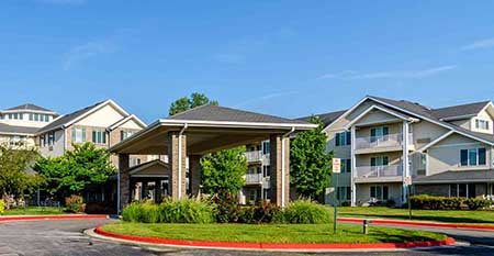 Holiday Greenwood Terrace community exterior