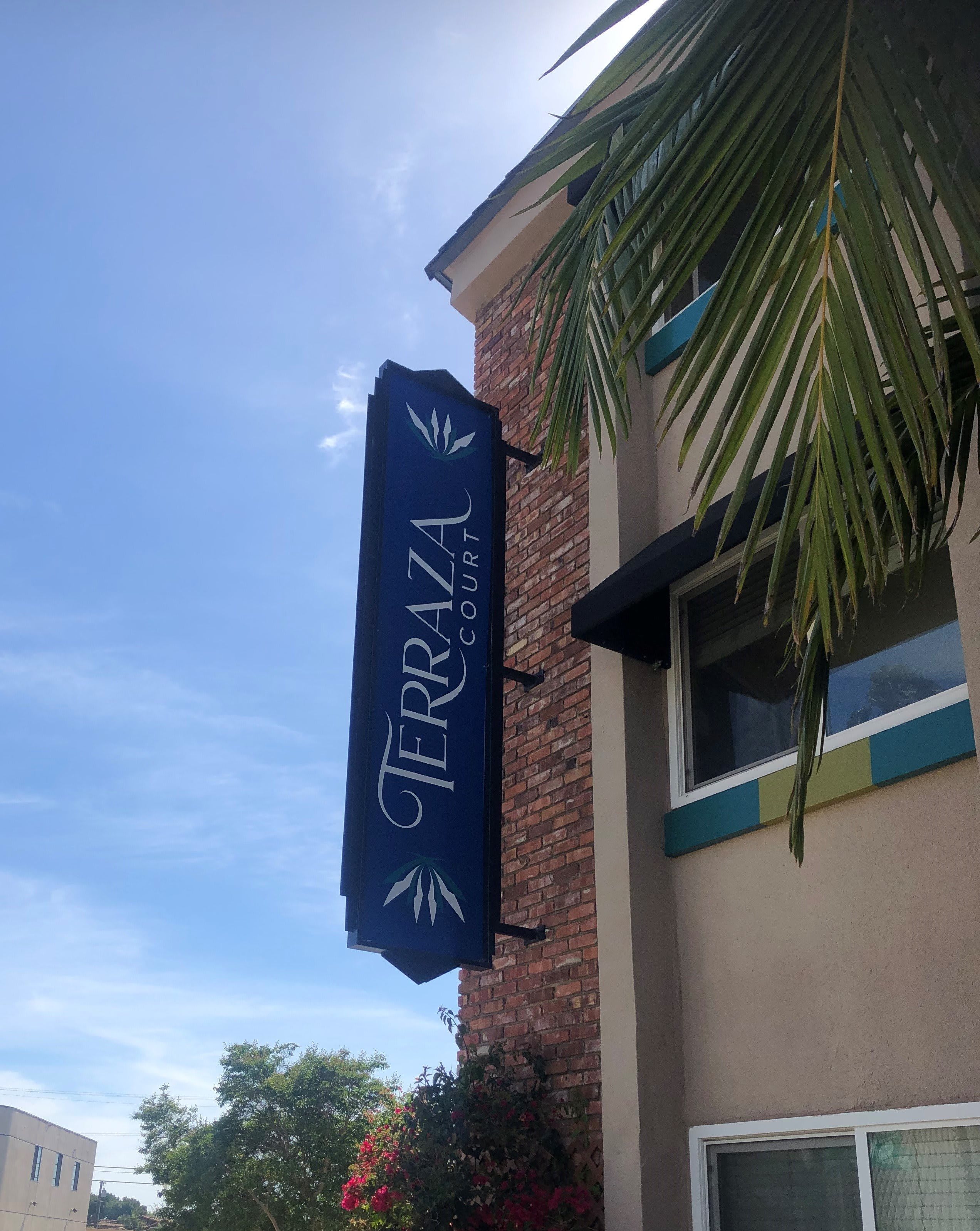 Terraza Court Senior Living outdoor common area