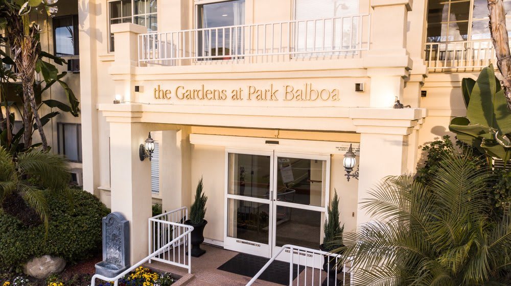 The Gardens at Park Balboa community exterior