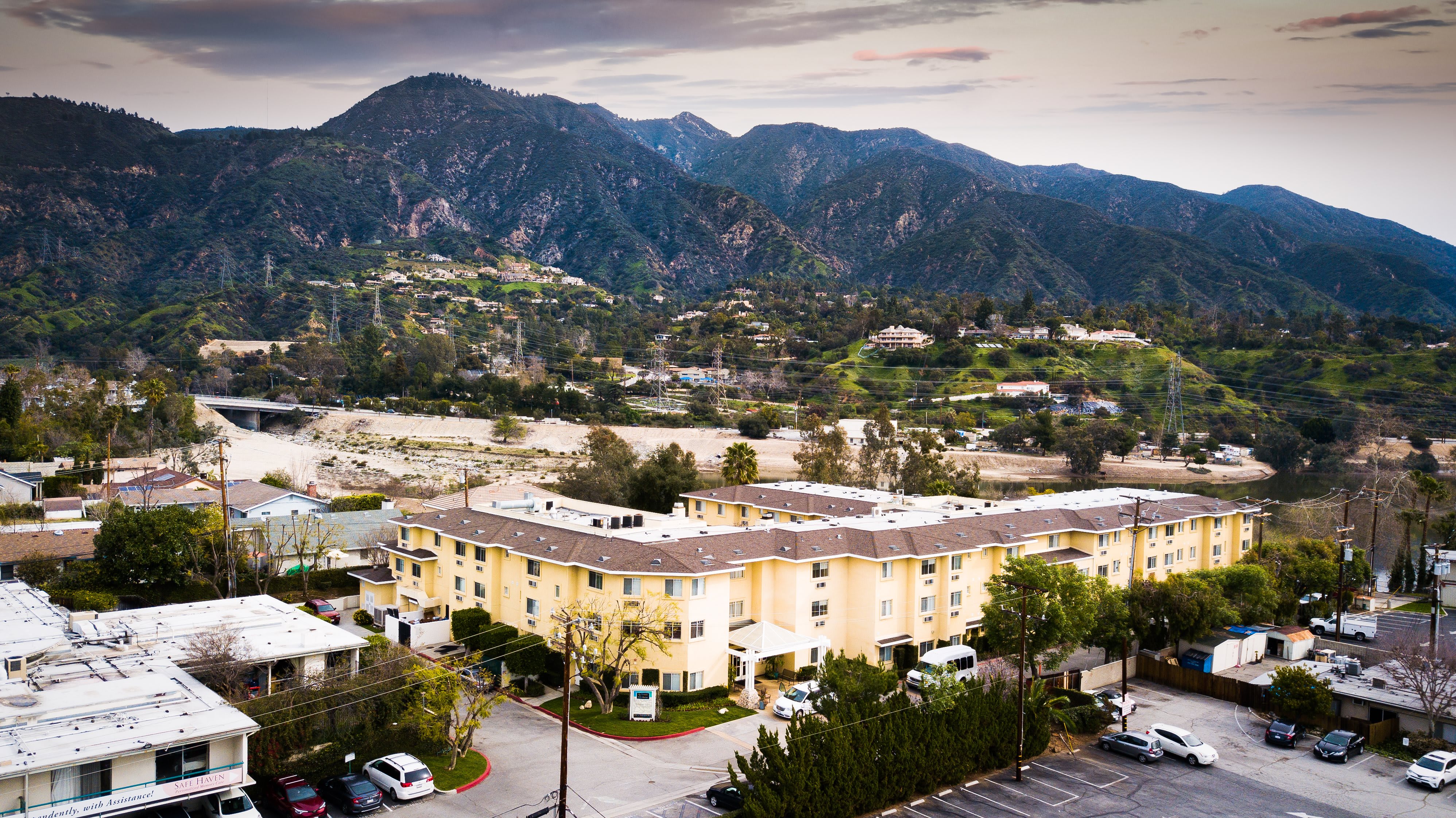 The Terraces at Park Marino aerial view of community