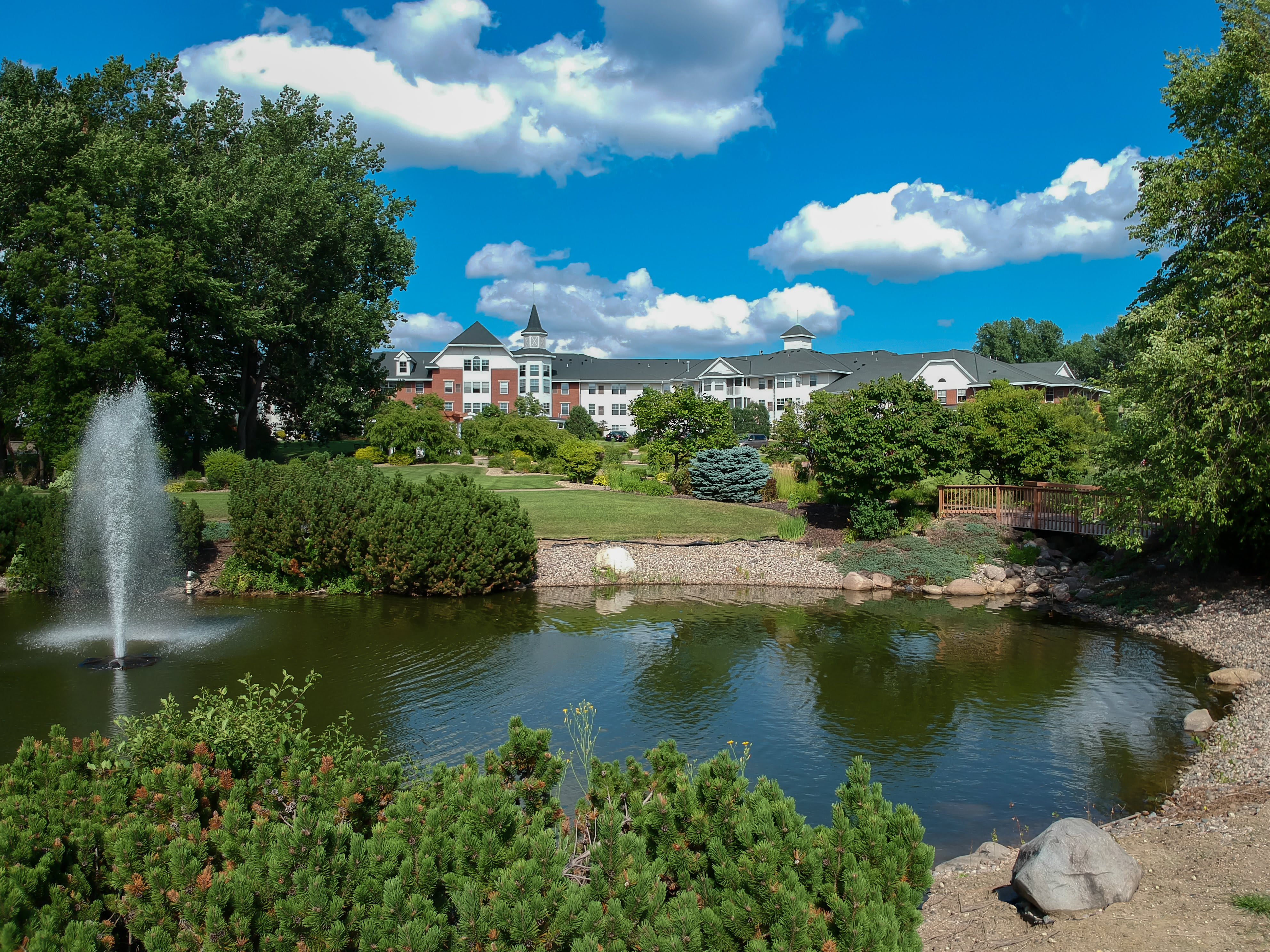 The Rivers outdoor common area