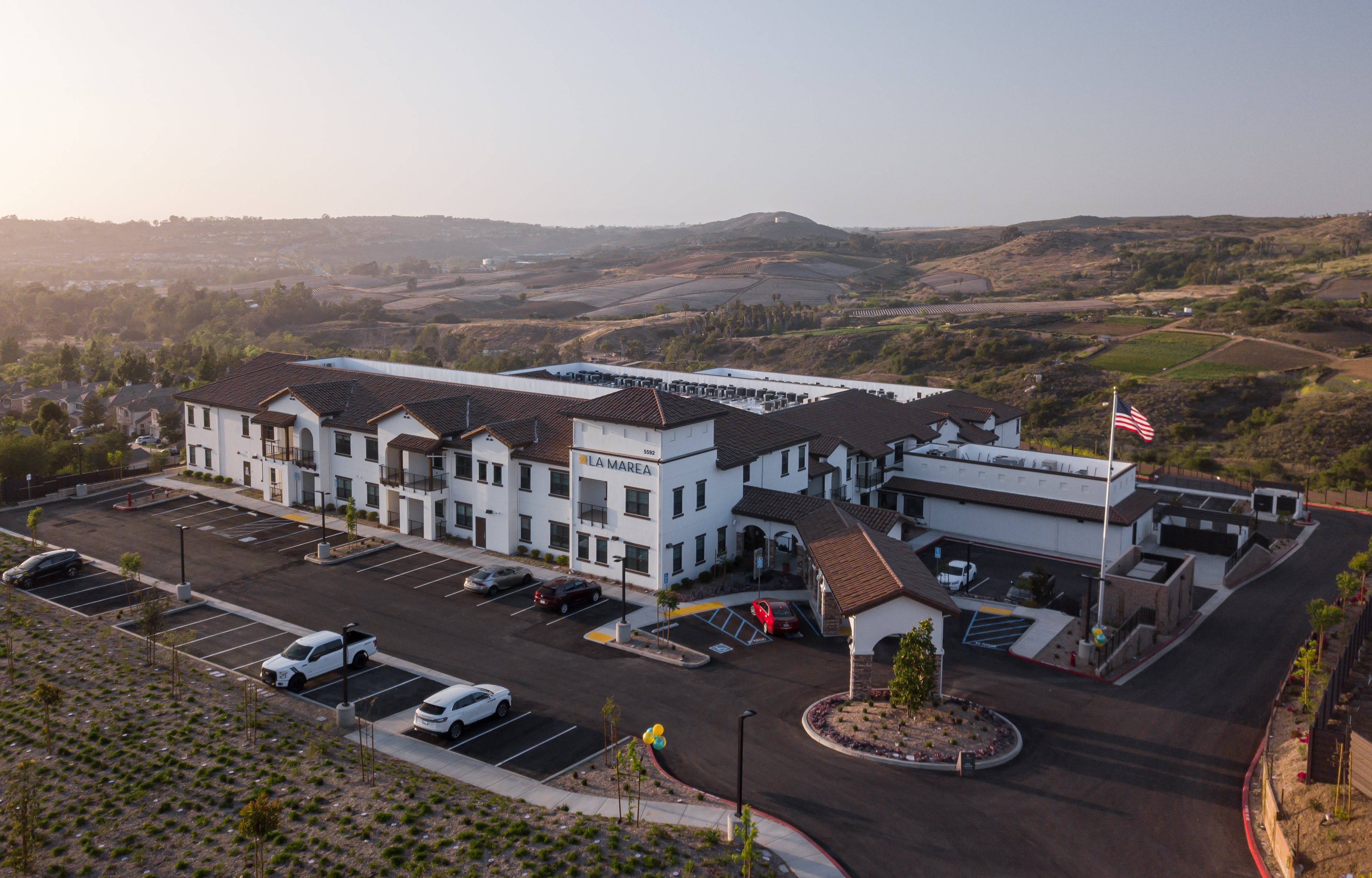 La Marea Senior Living aerial view of community